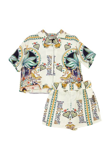 Completo camicia e shorts JUST CAVALLI KIDS | JGP26104CEHZCPALM PPP